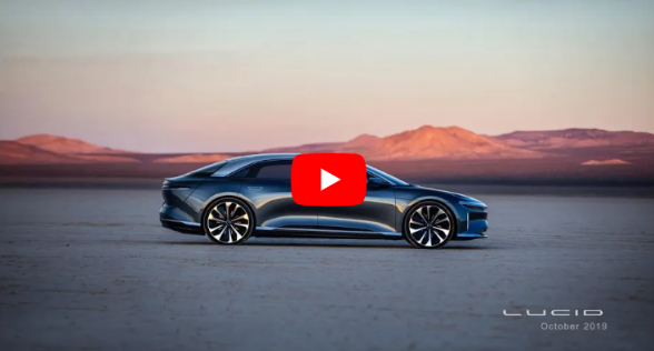 A Lucid Motors car YouTube video thumbnail