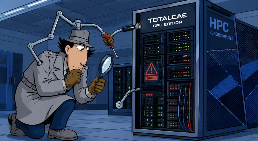 TotalCAE HPC Node Sleuth